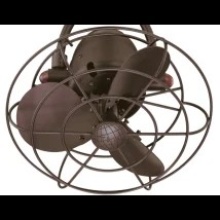 Matthews Fan Company AT-FH-MTL-TB - Metal Fan Head for Atlas Fans in Textured Bronze