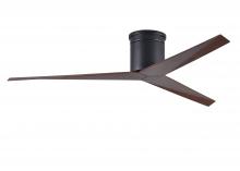 Matthews Fan Company EKH-BK-WN - Eliza - H - Matte Black - Walnut Tone Blades