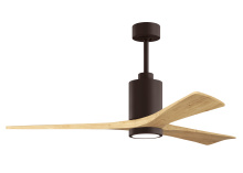 Matthews Fan Company PA3-TB-LM-60 - Patricia-3 - 60" Three Blade Ceiling Fan - 5CCT Integrated LED - Textured Bronze Finish
