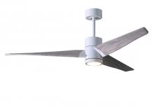 Matthews Fan Company SJ-WH-BW-60 - Super Janet - White - Barn Wood Tone Blades - 60" Blades - 10" Downrod