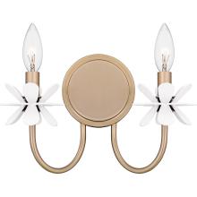 Quoizel REY8812BGD - Remy 2-Light Bronze Gold Wall Sconce