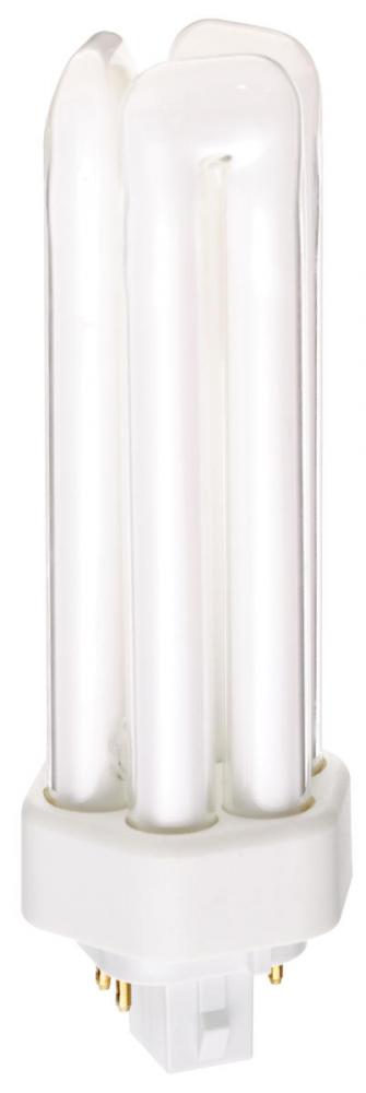 32 Watt; pin-based Compact Fluorescent; 2700K; 82 CRI; GX24q-3 (4-Pin) base; Shatter Proof
