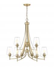 Z-Lite 473-9BBR - 9 Light Chandelier