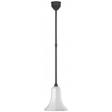 Visual Comfort & Co. Signature Collection TOB 5816MBK-WHT - Academy 9.25" Savannah Pendant