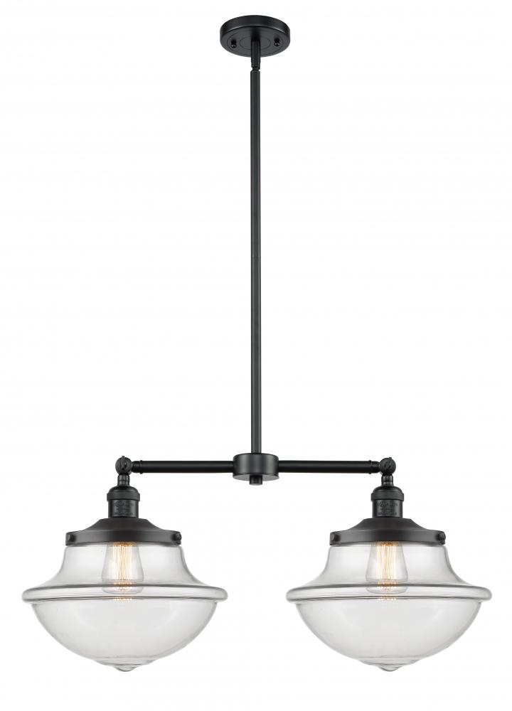 Oxford - 2 Light - 25 inch - Oil Rubbed Bronze - Stem Hung - Adjustable Island Light