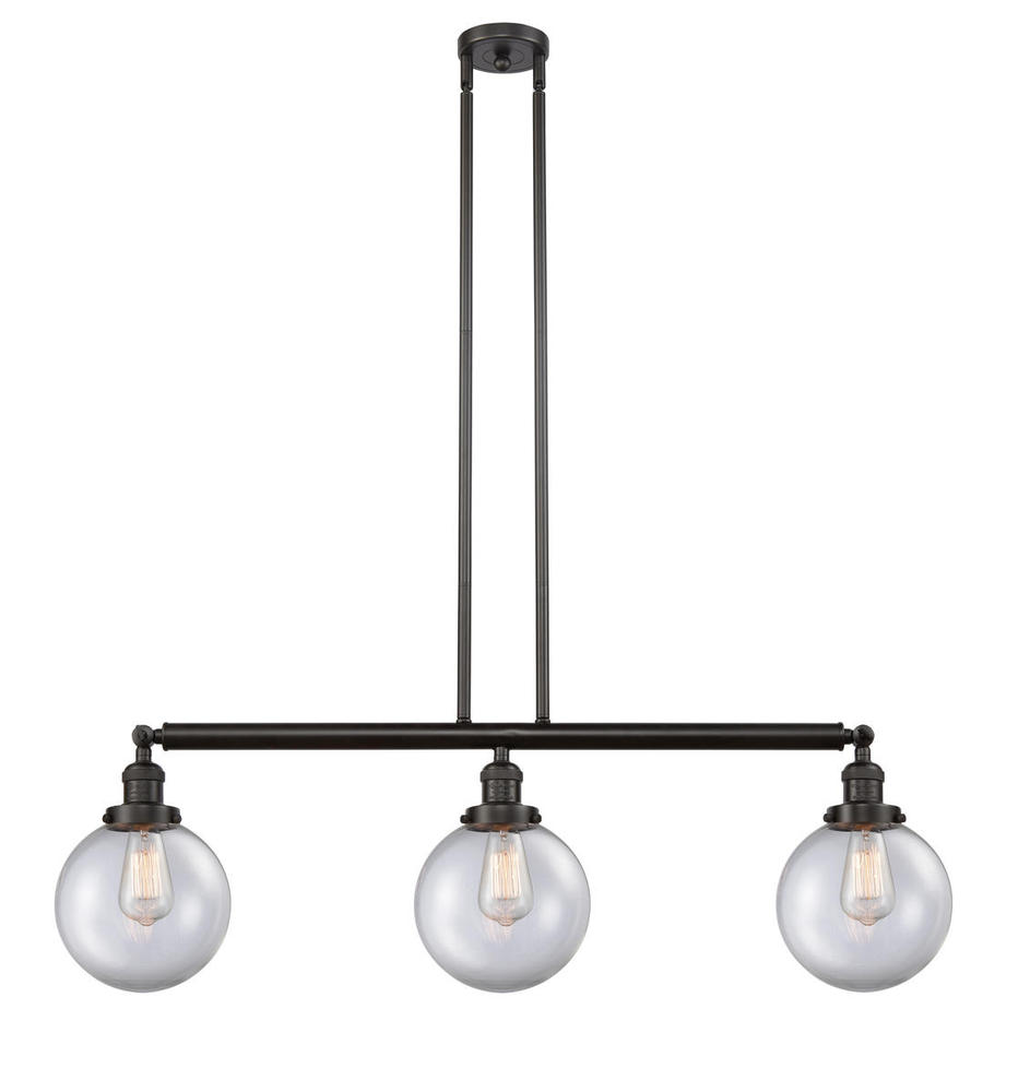 Beacon - 3 Light - 41 inch - Oil Rubbed Bronze - Stem Hung - Adjustable Island Light