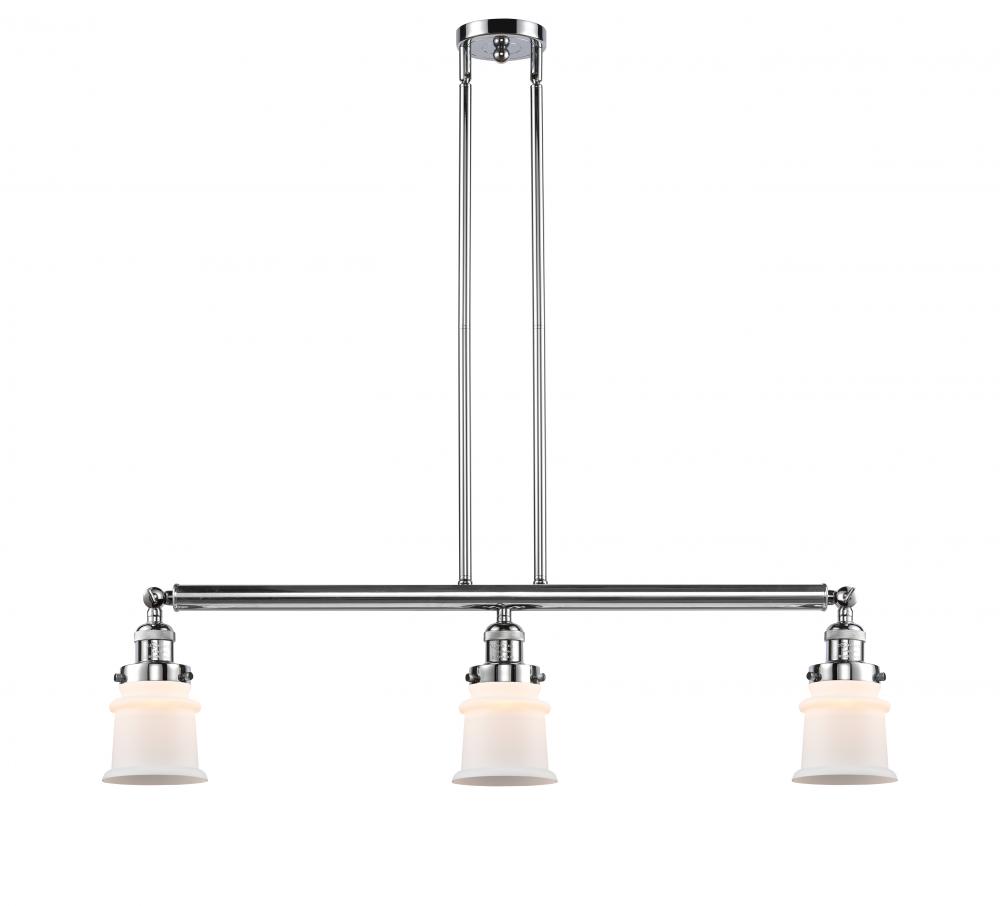 Canton - 3 Light - 39 inch - Polished Chrome - Stem Hung - Adjustable Island Light