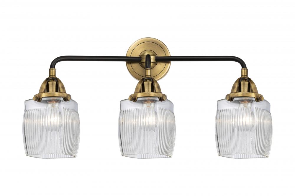 Colton - 3 Light - 24 inch - Black Antique Brass - Bath Vanity Light