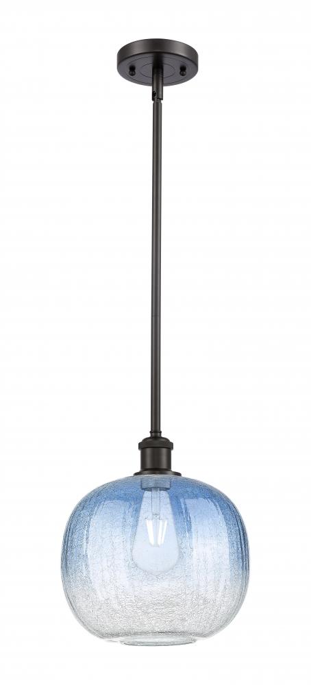 Brookhaven Sphere - 1 Light - 11 inch - Oil Rubbed Bronze - Stem hung - Mini Pendant