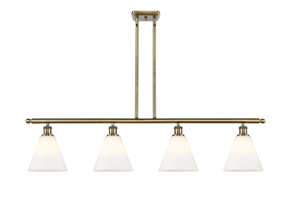 Berkshire - 4 Light - 48 inch - Antique Brass - Cord hung - Island Light