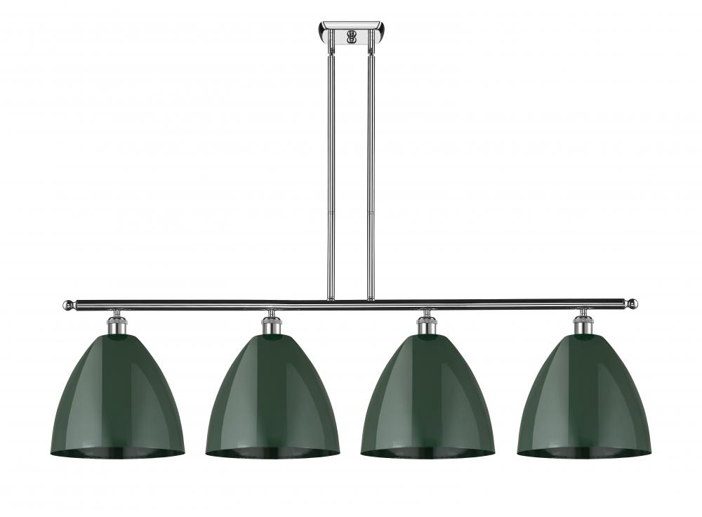 Plymouth - 4 Light - 50 inch - Polished Chrome - Cord hung - Island Light