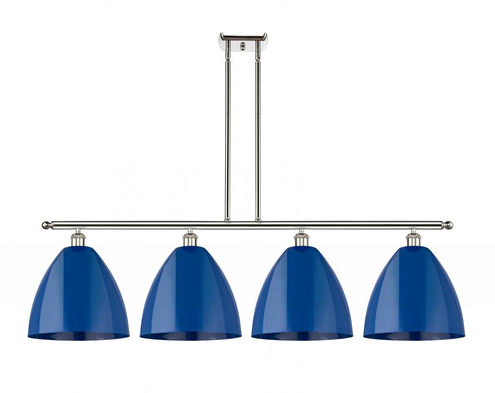 Plymouth - 4 Light - 50 inch - Polished Nickel - Cord hung - Island Light