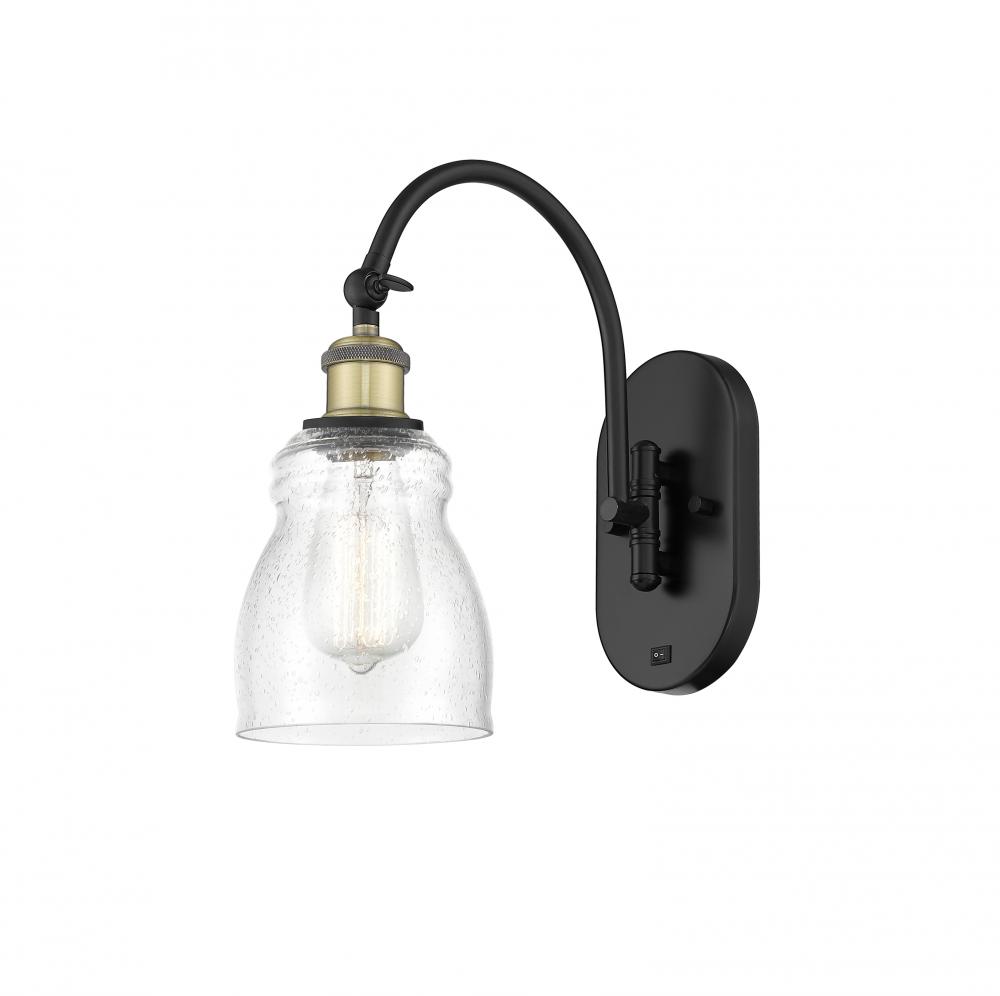 Ellery - 1 Light - 5 inch - Black Antique Brass - Adjustable Swing Arm