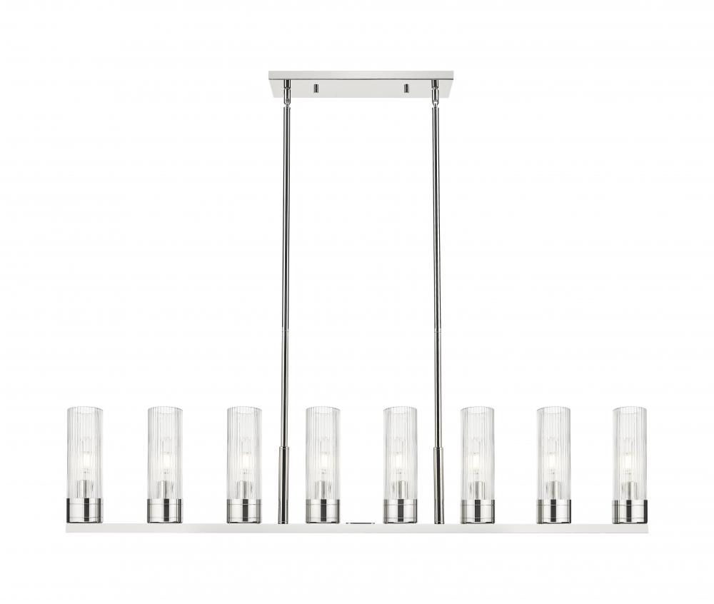 Boreas - 6 Light - 48 inch - Polished Nickel - Linear Pendant
