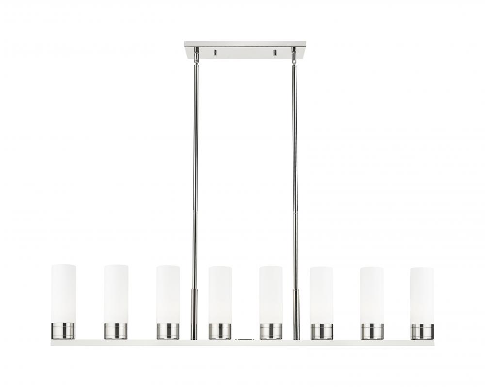 Boreas - 6 Light - 48 inch - Polished Nickel - Linear Pendant