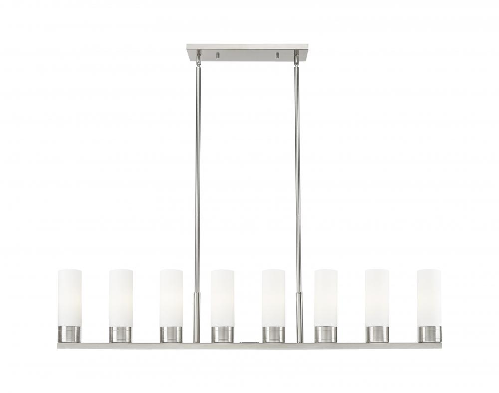 Boreas - 6 Light - 48 inch - Satin Nickel - Linear Pendant
