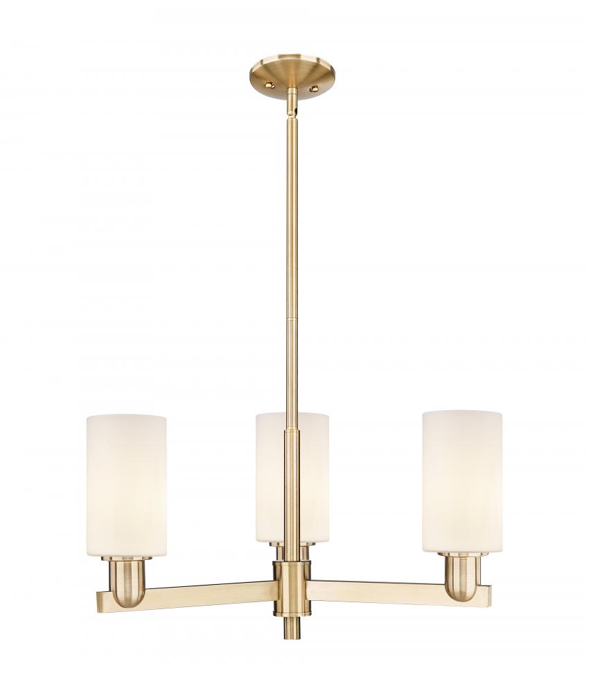 Clymer - 3 Light - 26 inch - Champagne Bronze - Stem hung - Flush Mount