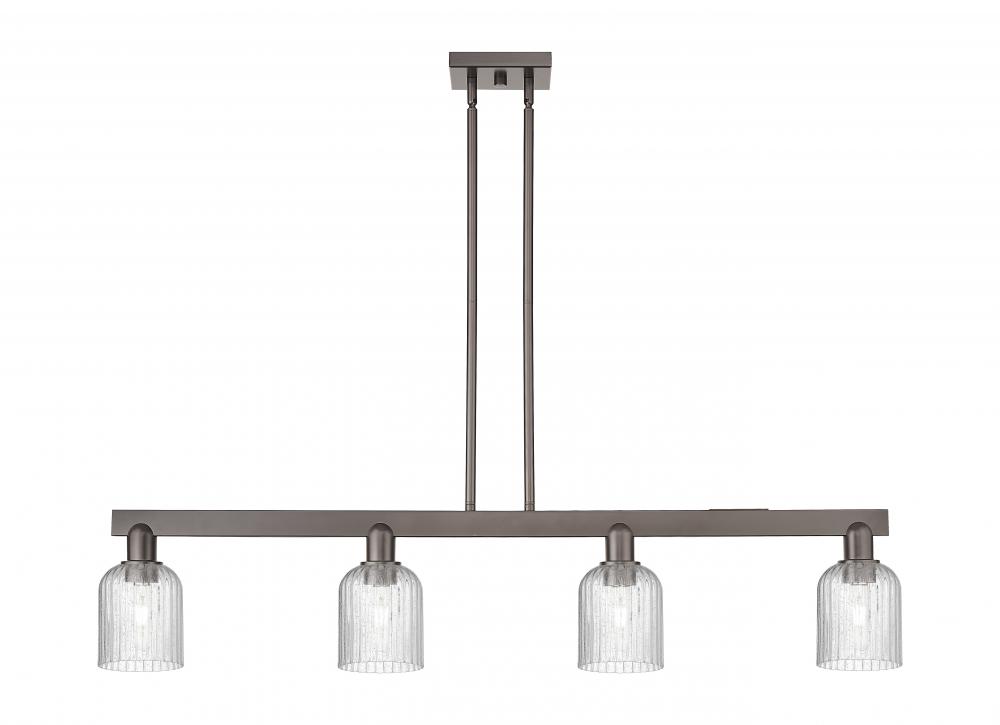Bridal Veil - 4 Light - 48 inch - Oil Rubbed Bronze - Cord hung - Island Light