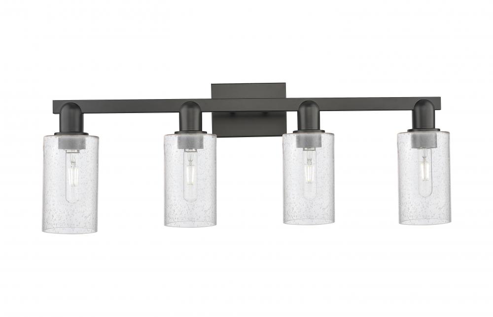 Clymer - 4 Light - 31 inch - Matte Black - Bath Vanity Light
