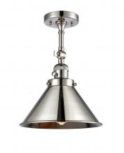 Innovations Lighting 201FSW-PN-M10-PN-LED - Briarcliff 1 Light Semi-Flush Mount