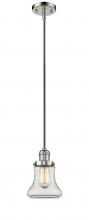 Innovations Lighting 201S-PN-G192-LED - Bellmont - 1 Light - 7 inch - Polished Nickel - Stem Hung - Mini Pendant
