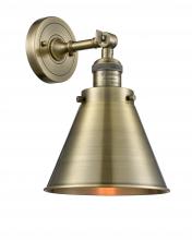 Innovations Lighting 203-AB-M13-AB - Appalachian - 1 Light - 8 inch - Antique Brass - Adjustable Sconce