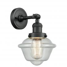 Innovations Lighting 203-BK-G534 - Oxford - 1 Light - 8 inch - Matte Black - Adjustable Sconce