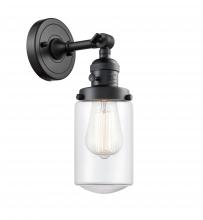 Innovations Lighting 203SW-BK-G312 - Dover - 1 Light - 5 inch - Matte Black - Adjustable Sconce