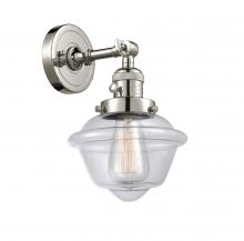 Innovations Lighting 203SW-PN-G532 - Oxford - 1 Light - 8 inch - Polished Nickel - Adjustable Sconce