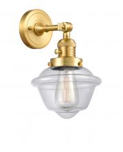 Innovations Lighting 203SW-SG-G532-LED - Oxford - 1 Light - 8 inch - Satin Gold - Adjustable Sconce