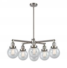 Innovations Lighting 207-6CR-SN-G204-6 - Beacon Chandelier