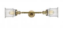 Innovations Lighting 208L-BB-G184-LED - Canton - 2 Light - 6 inch - Brushed Brass - Adjustable Bath Vanity Light