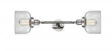 Innovations Lighting 208L-PN-G72 - Bell - 2 Light - 8 inch - Polished Nickel - Adjustable Bath Vanity Light