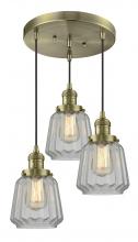 Innovations Lighting 211/3-AB-G142 - Chatham 3 Light Multi-Pendant