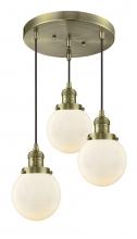 Innovations Lighting 211/3-AB-G201-6 - Beacon Multi-Pendant