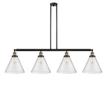 Innovations Lighting 214-BAB-G44-L - Cone - 4 Light - 56 inch - Black Antique Brass - Stem Hung - Adjustable Island Light
