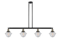 Innovations Lighting 214-BAB-G534 - Oxford - 4 Light - 52 inch - Black Antique Brass - Stem Hung - Adjustable Island Light