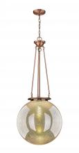 Innovations Lighting 221-1P-AC-G208-18 - Beacon - 1 Light - 18 inch - Antique Copper - Chain Hung - Pendant