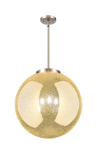 Innovations Lighting 221-3S-SN-G208-18 - Beacon - 3 Light - 18 inch - Brushed Satin Nickel - Stem hung - Pendant
