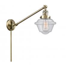 Innovations Lighting 237-AB-G534 - Oxford - 1 Light - 8 inch - Antique Brass -Adjustable Swing Arm