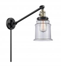 Innovations Lighting 237-BAB-G182 - Canton - 1 Light - 8 inch - Black Antique Brass -Adjustable Swing Arm