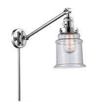 Innovations Lighting 237-PC-G184-LED - Canton - 1 Light - 8 inch - Polished Chrome -Adjustable Swing Arm