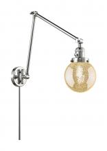 Innovations Lighting 238-PC-G208-6 - Beacon - 1 Light - 6 inch - Polished Chrome -Adjustable Swing Arm