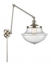 Innovations Lighting 238-PN-G544 - Oxford - 1 Light - 12 inch - Polished Nickel -Adjustable Swing Arm