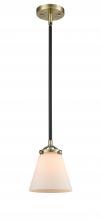 Innovations Lighting 284-1S-BAB-G61 - Cone - 1 Light - 6 inch - Black Antique Brass - Stem hung - Mini Pendant