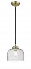 Innovations Lighting 284-1S-BAB-G74 - Bell - 1 Light - 8 inch - Black Antique Brass - Stem hung - Mini Pendant