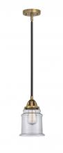 Innovations Lighting 288-1S-BAB-G182 - Canton - 1 Light - 6 inch - Black Antique Brass - Stem hung - Mini Pendant