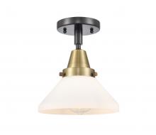 Innovations Lighting 447-1C-BAB-G4471 - Caden - 1 Light - 8 inch - Black Antique Brass - Semi-Flush Mount