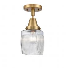 Innovations Lighting 447-1C-BB-G302 - Colton - 1 Light - 6 inch - Brushed Brass - Semi-Flush Mount