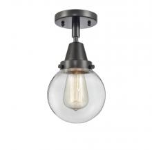 Innovations Lighting 447-1C-BK-G202-6 - Beacon - 1 Light - 6 inch - Matte Black - Semi-Flush Mount